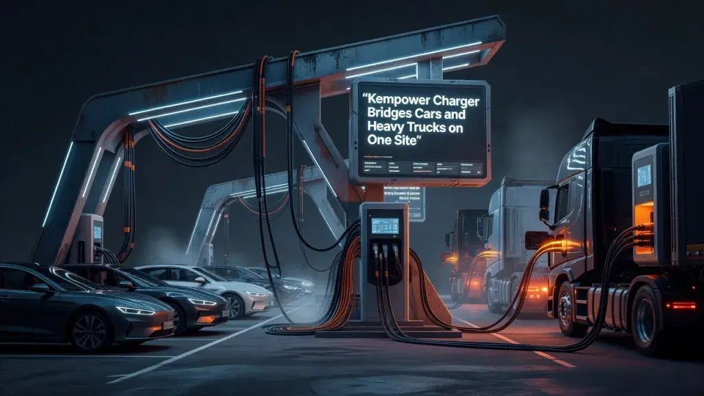 Kempower Charger Bridges Cars and Heavy Trucks on One Site