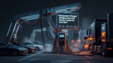 Kempower Charger Bridges Cars and Heavy Trucks on One Site